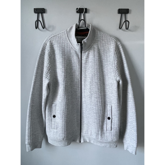 Ted Baker Other - Ted Baker London, Men’s 5 (X-Large) , Full Zip Quilted Gray Sweatshirt
